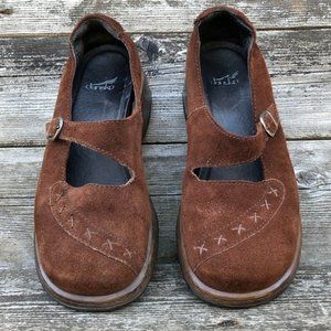 Dansko Mary Jane buckle strap shoes